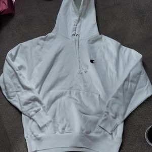 White Champion Hoodie